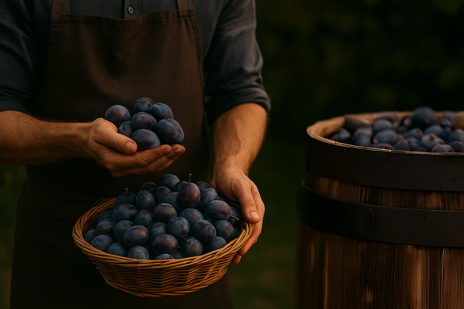 Vom Obst zum Edelbrand - Handverlesene Pflaumen